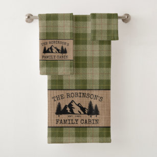 cabin bath towel sets