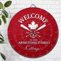 Family Name | Canadian Maple Leaf Custom Dart Board