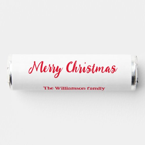 family name christmas holiday thanksgiving year ad breath savers mints