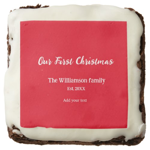 family name christmas holiday thanksgiving year ad brownie