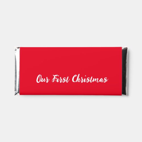 family name christmas holiday thanksgiving year ad hershey bar favors
