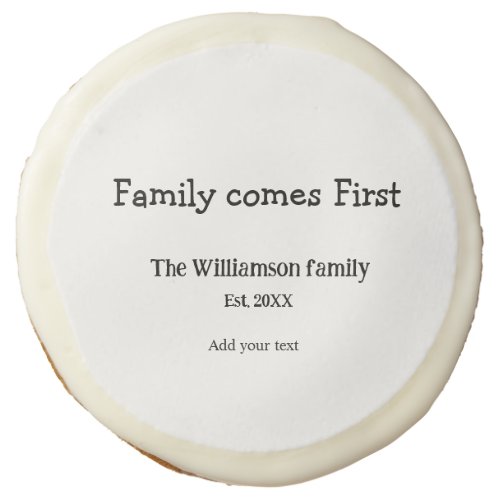 family name christmas holiday thanksgiving year ad sugar cookie