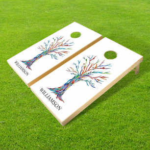 Family Name Cornhole Set