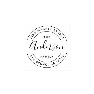 return address rubber stamps