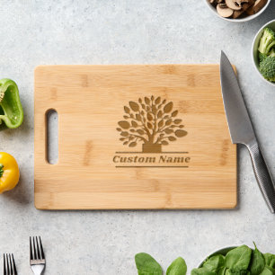 Family Name Cutting Board - Custom Wood Gift