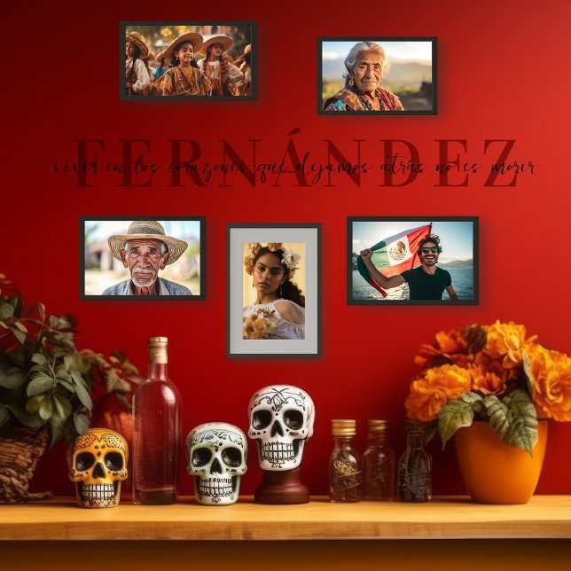 Family Name & Día de Los Muertos Quote Wall Decal (Creator Uploaded)