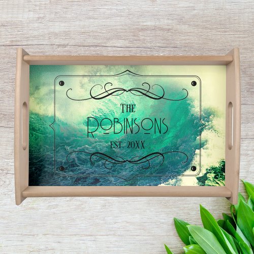 Family Name  Established Year Tropical Wave Serving Tray