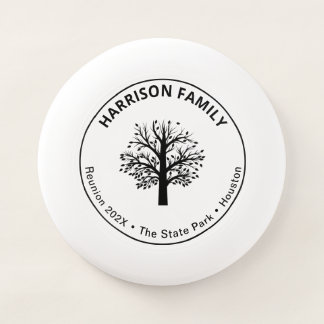 Family Name, Family Reunion Black & White Wham-O Frisbee