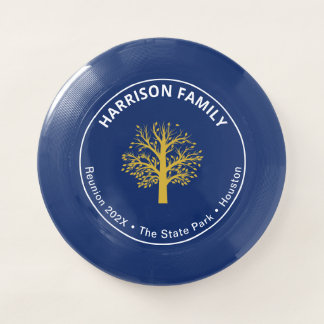 Family Name, Family Reunion Blue & White Wham-O Frisbee