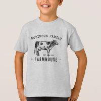 Family Name Farmhouse Rustic Dairy Milk Cow