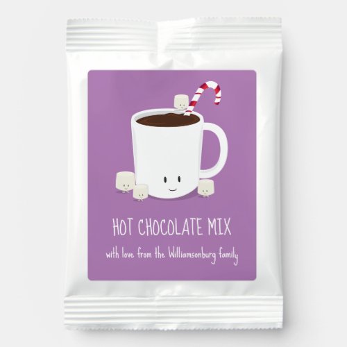 Family Name Hot Chocolate Christmas Hot Chocolate Drink Mix