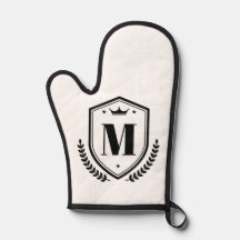 Family Name Initial Letter Monogram Wreath Badge 