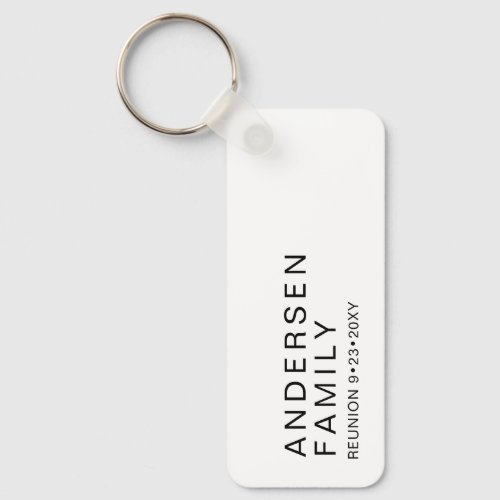 Family  Name Monogram Reunion Personalized  Keychain