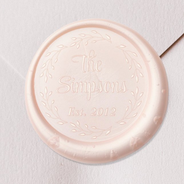 Family Name Monogram Wax Seal Stamp (Make your mark with the timeless elegance and sophistication of a wax seal)