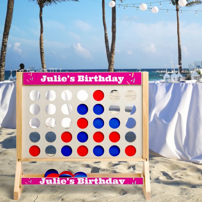 Family Name Night Party Birthday Event Sprinkles Fast Four (Wedding)