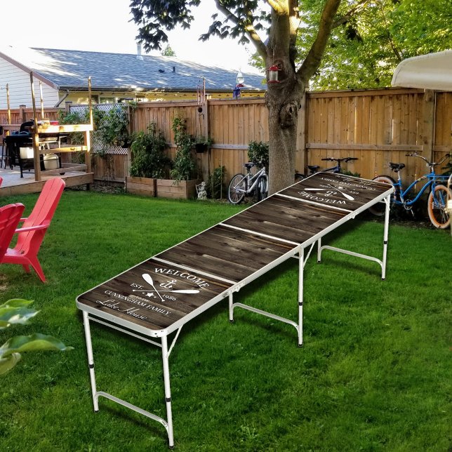 Family Name | Oars and Anchor Custom Beer Pong Table (Creator Uploaded)