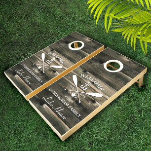 Family Name   Oars and Anchor Custom Cornhole Set