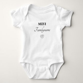 family name onepiece, cute baby gift, personalized