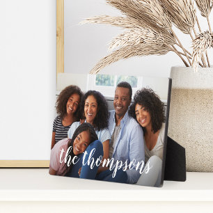 Family Name Overlay Photo Plaque