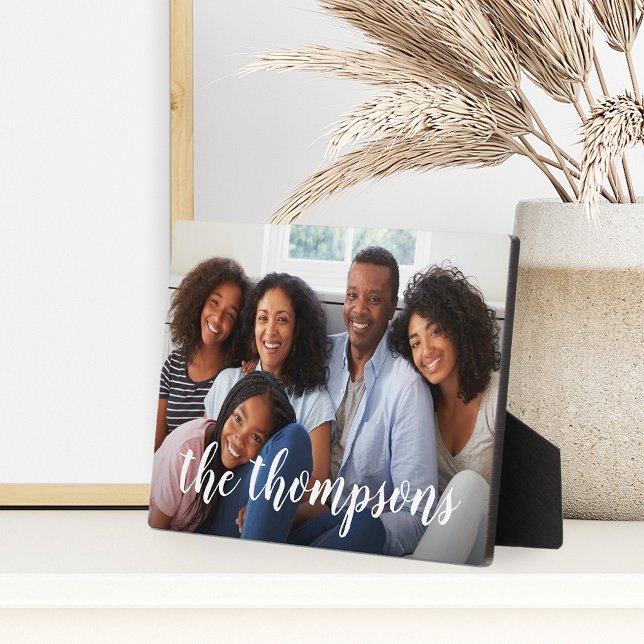 Family Name Overlay Photo Plaque (Creator Uploaded)