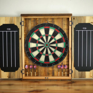 Family Name Personalized Blue Dartboard