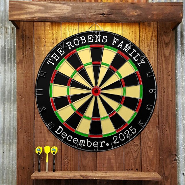 Family Name Personalized  Dartboard (Creator Uploaded)