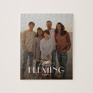 Family Name Personalized Photo Puzzle