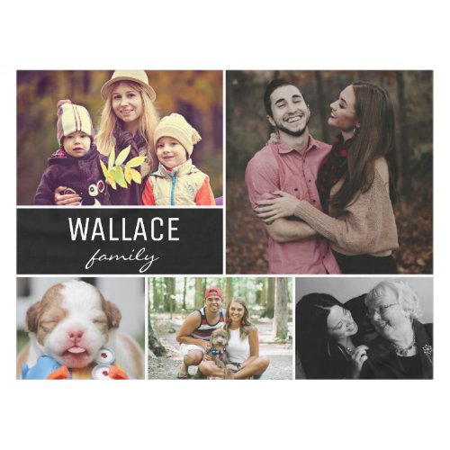Family Name Photo Collage Reunion