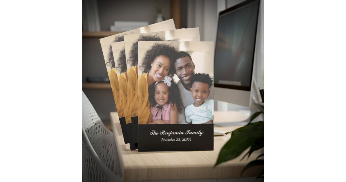 Family Name Photos Pictures Collection Personalize Pocket Folder | Zazzle
