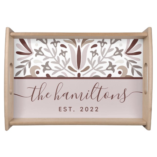 Family Name Serving Tray (Front)