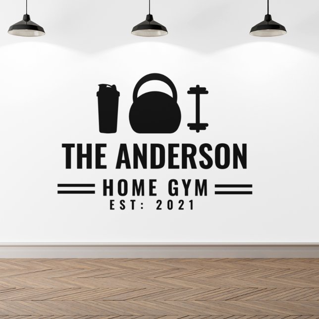 Family name Workout Decal home Gym Fitness (Creator Uploaded)