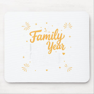 Family New Year 2026 Matching Party Crew  Mouse Pad
