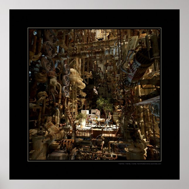 Family (night) / Famille (nuit) Poster (Front)