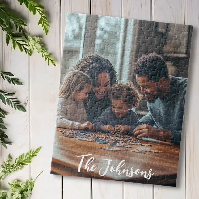 Family Night Personalized photo gift Jigsaw Puzzle
