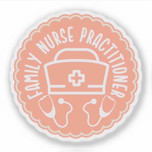  Family Nurse Practitioner Sticker (Front)