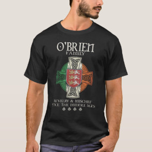 Family O'Brien arm Ireland Irish Celtic cross T-Shirt
