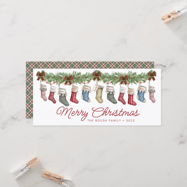 Family of 11 | Grandkids | Large Family Stockings (Front/Back In Situ)