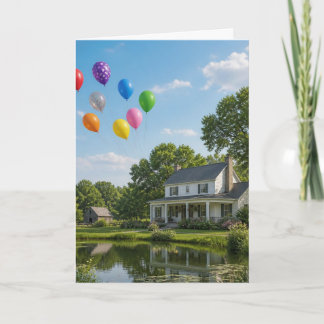 Family of Balloons Card