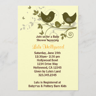 Family of Birds Invitation