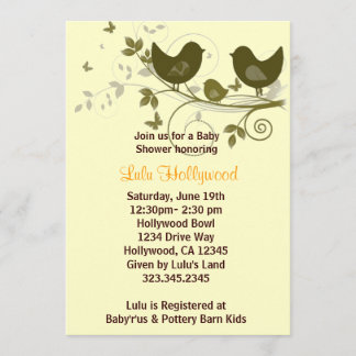 Family of Birds Invitation