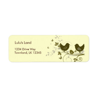 Family of Birds Label