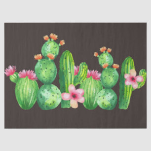 Family Of Cactus Tissue Paper