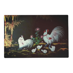Family of Chickens Country Living Placemat