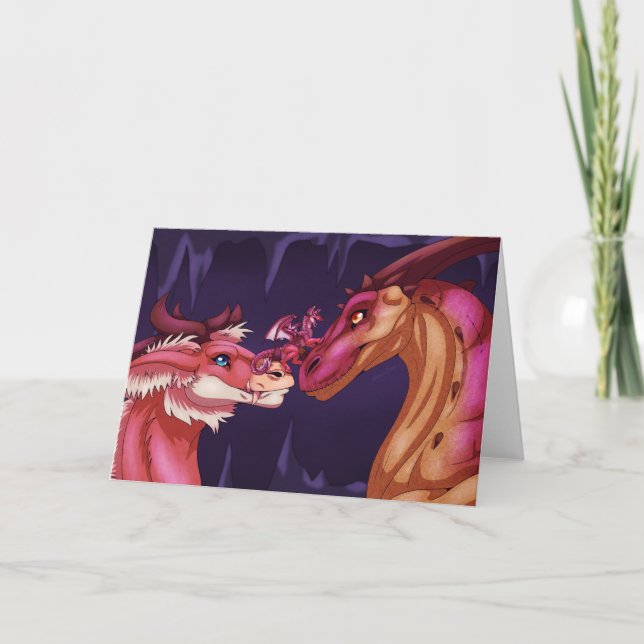 Family of Dragons Card (Front)