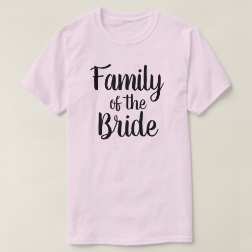 Family of the Bride T_Shirt