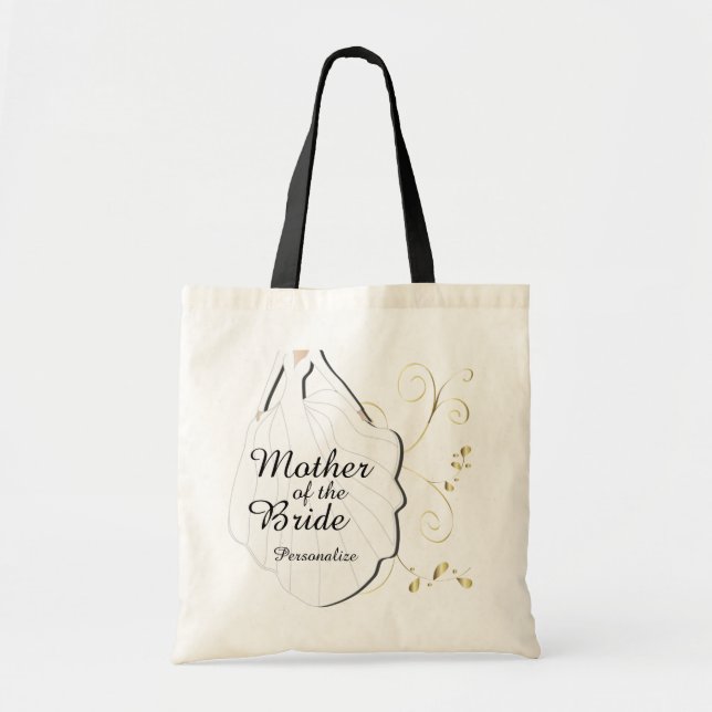 Family of the Bride Wedding Party Tote Bag (Front)