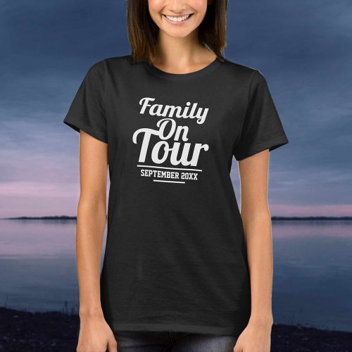 Family on Tour Holiday T_Shirt