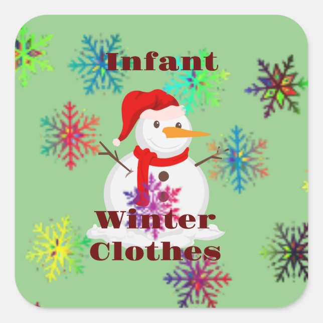 Family/Other Organization Storage Ideas Square Sticker (Front)