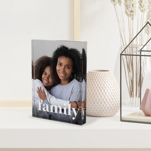Family Overlay  Photo Block
