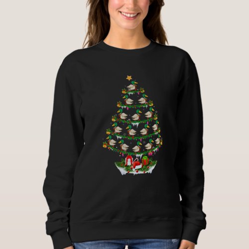 Family Pajama Sets Christmas Matching Duck Xmas Tr Sweatshirt